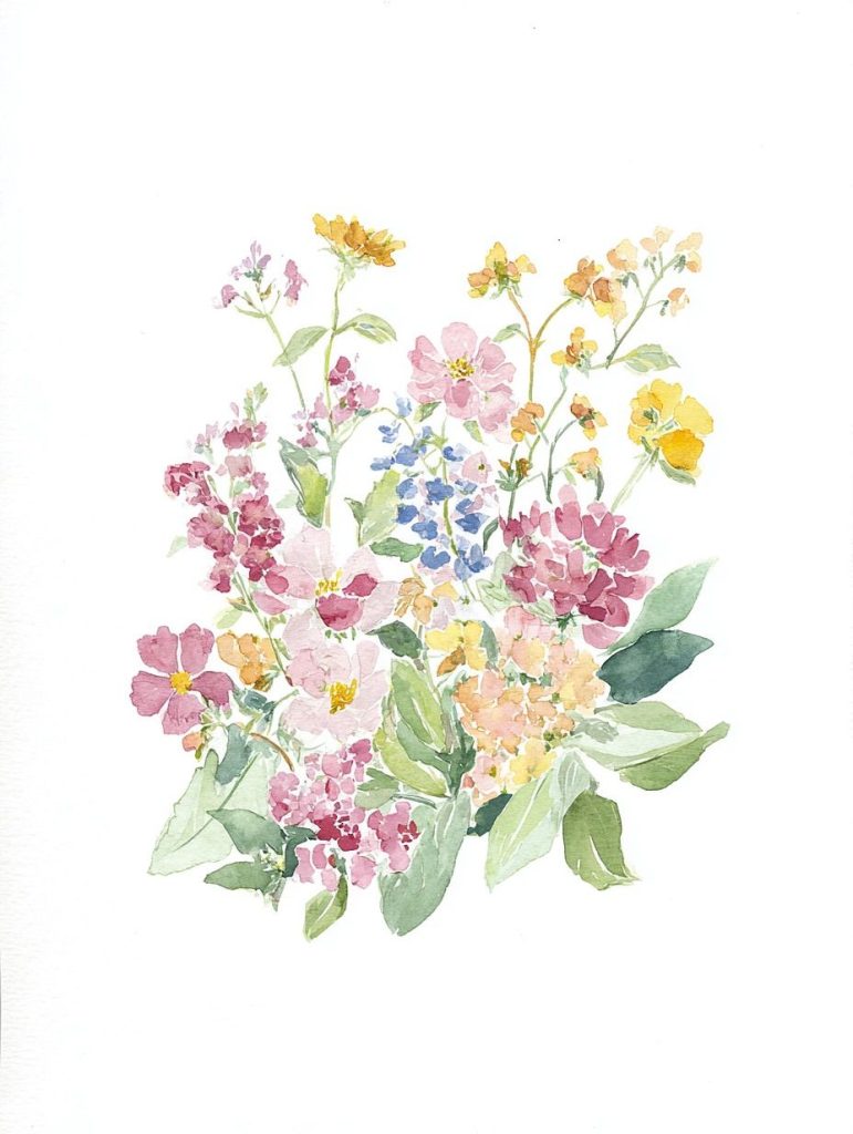 I can paint myself  Flowers