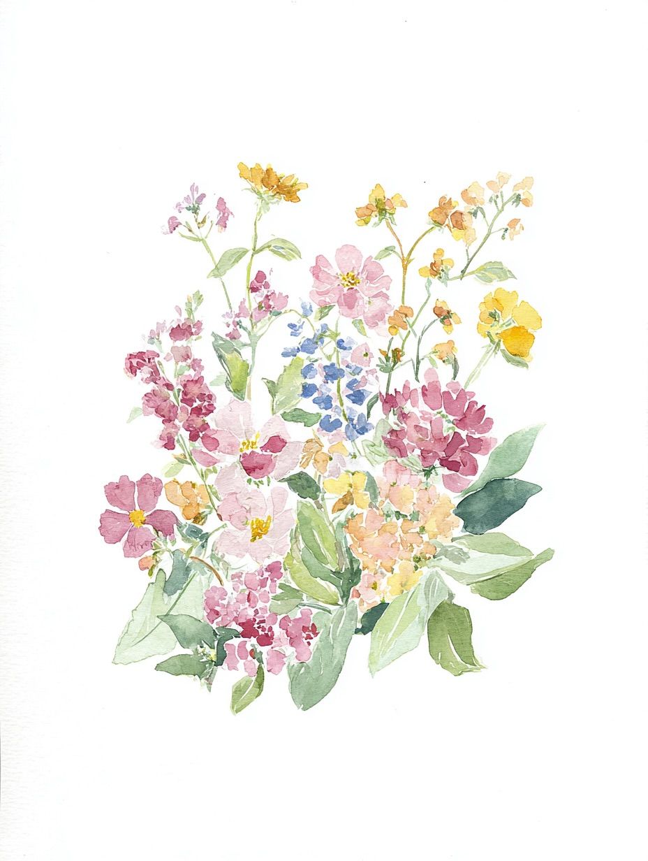 I can paint myself  Flowers